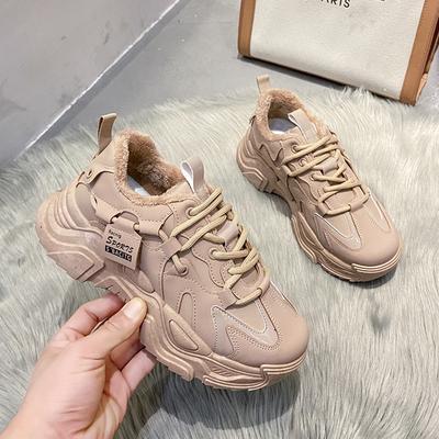 Модная бархатная старая обувь, новая женская студенческая обувь в корейском стиле, женская повседневная спортивная обувь