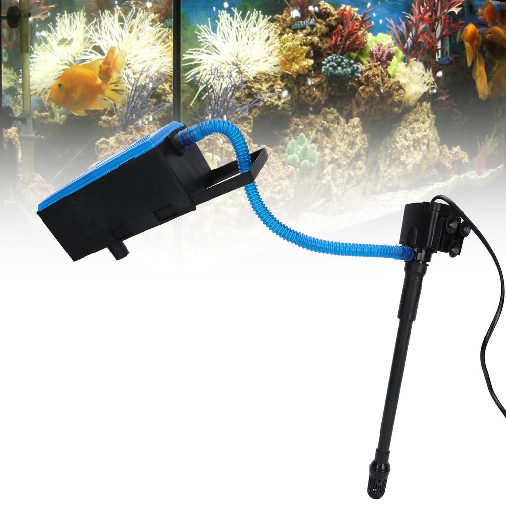 3 In 1 Aquarium Fish Tank Filter Oxygen Increase Pump Water Circulation
