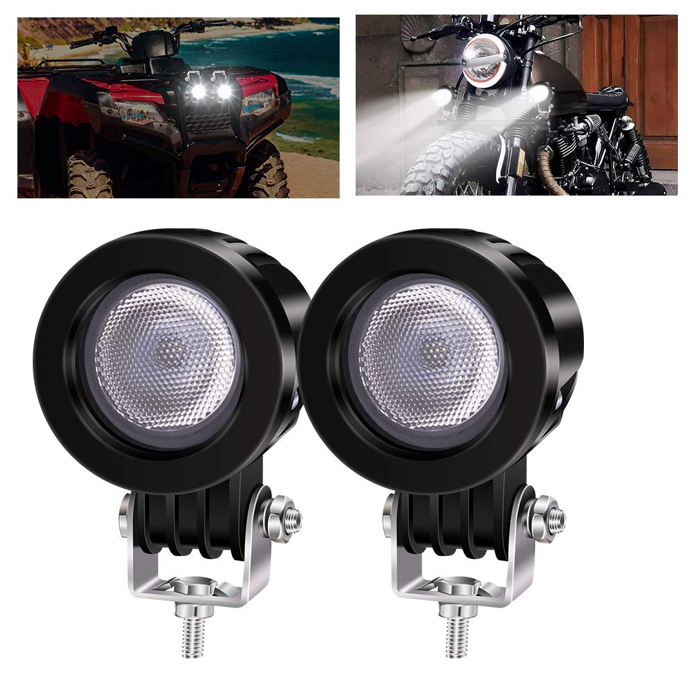 X-STYLE Мотоциклетный противотуманный фонарь LED Белый фара Вспомогательный свет Рабочий свет 10 Вт Рабочий свет 12 В 24 В Высокая яркость Водонепроницаемый Длительный срок службы Ударопрочный