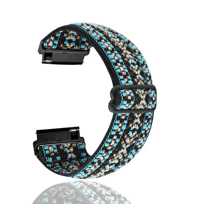 20 мм 22 мм Нейлоновый ремешок для Amazfit T-Rex3 Pro/Active 3-2/Max/Bip 6-5 Плетеный браслет Redmi Watch 5 Lite/Active Xiaomi Wtch S5-4