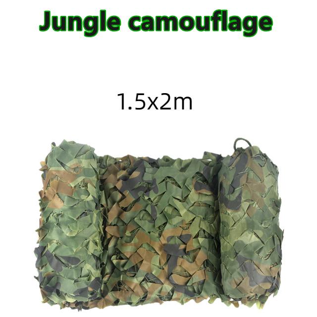 Лесная усиленная камуфляжная сеть, военные охотничьи джунгли для беседки-перголы, садовая тень