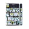 Stationery Moomin Goods Clear Elastic 5 Pockets S2175967 Sun-Star File, Multi-functional, Band, + Zipper, Comic, MG,