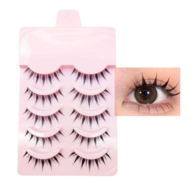 Manga Lashes Мягкие натуральные ресницы Густые накладные ресницы Manga Eyelashes Daily Dating Makeup Eyelashes Lashes Wispy