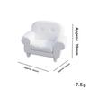 Multistyles European Style Sofa Model Mini Living Room Furniture New Pretend Play Toys
