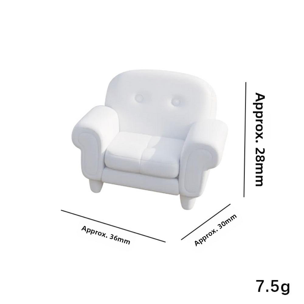 Multistyles European Style Sofa Model Mini Living Room Furniture New Pretend Play Toys