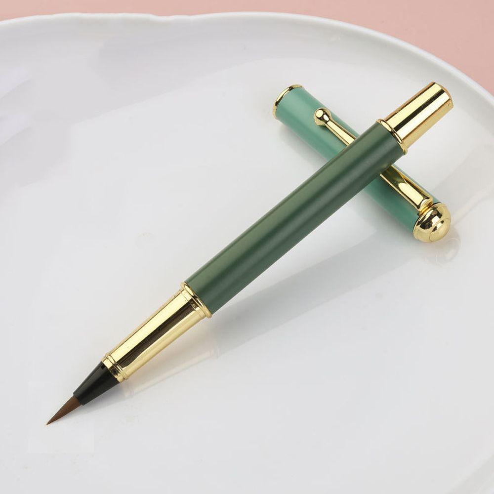 Soft Head Soft Weasel Hair Fountain Pen Calligraphy Brushes Small Regular Script Brush Ink Pen