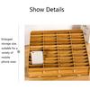 D-86 Office Conference Classroom Mobile Phone Storage Box, Style: 48 Grids (Oak)