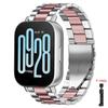 Ремешок из нержавеющей стали 22 мм для Redmi Watch 5 Active 5 Lite Металлический ремешок для Xiaomi Redmi Watch 3 Active 3 Lite Браслет Наручный ремешок