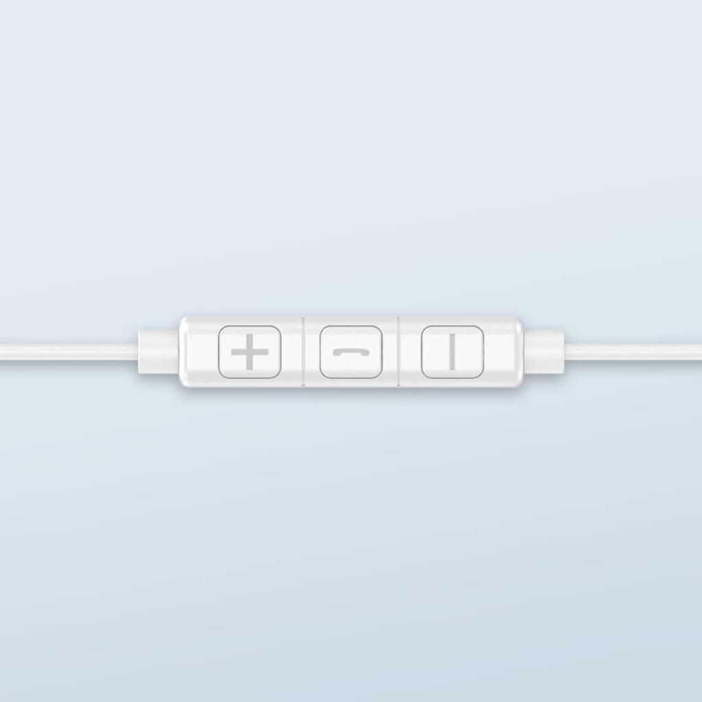 Radius Earphones for Android and with Remote and HP-NEL12C Type-C In-Ear iPad, Mic, Hands-Free, USB-C, HP-NEL12CW (White)