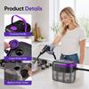 Portable Steam Cleaner 2500W, Heater in 15 s, Vacuum 120 °C Without Chemical Products, 6 Adjustable Flows, Tank 1700ml