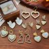 Корейские серьги Xiaoxiang Love Heart: Высококачественный летний сладкий дизайн с акцентами в виде капель масла