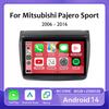 Android 14 для Mitsubishi Pajero Sport 2 L200 Triton 2008 - 2016 Carplay Автомагнитола Мультимедиа Навигация GPS WIFI BT