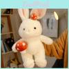Bunny Plush Mushroom Rabbit Doll White Stuffed Animal Birthday Gift Decoration