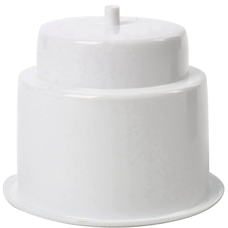 6Pcs Recessed Drop In Plastic Cup Drink Can Holder With Drain For Boat Car Marine Rv Accessories (White)