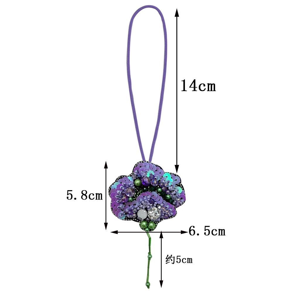 DIY Bouquet Pendant Potted Green Plants Bag Chain Charms Bag Accessories Car Accessory