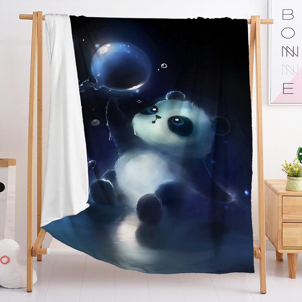 Blankets Cute Panda Blankets Flannel Bedroom Office Blankets Cover Blankets For All Seasons