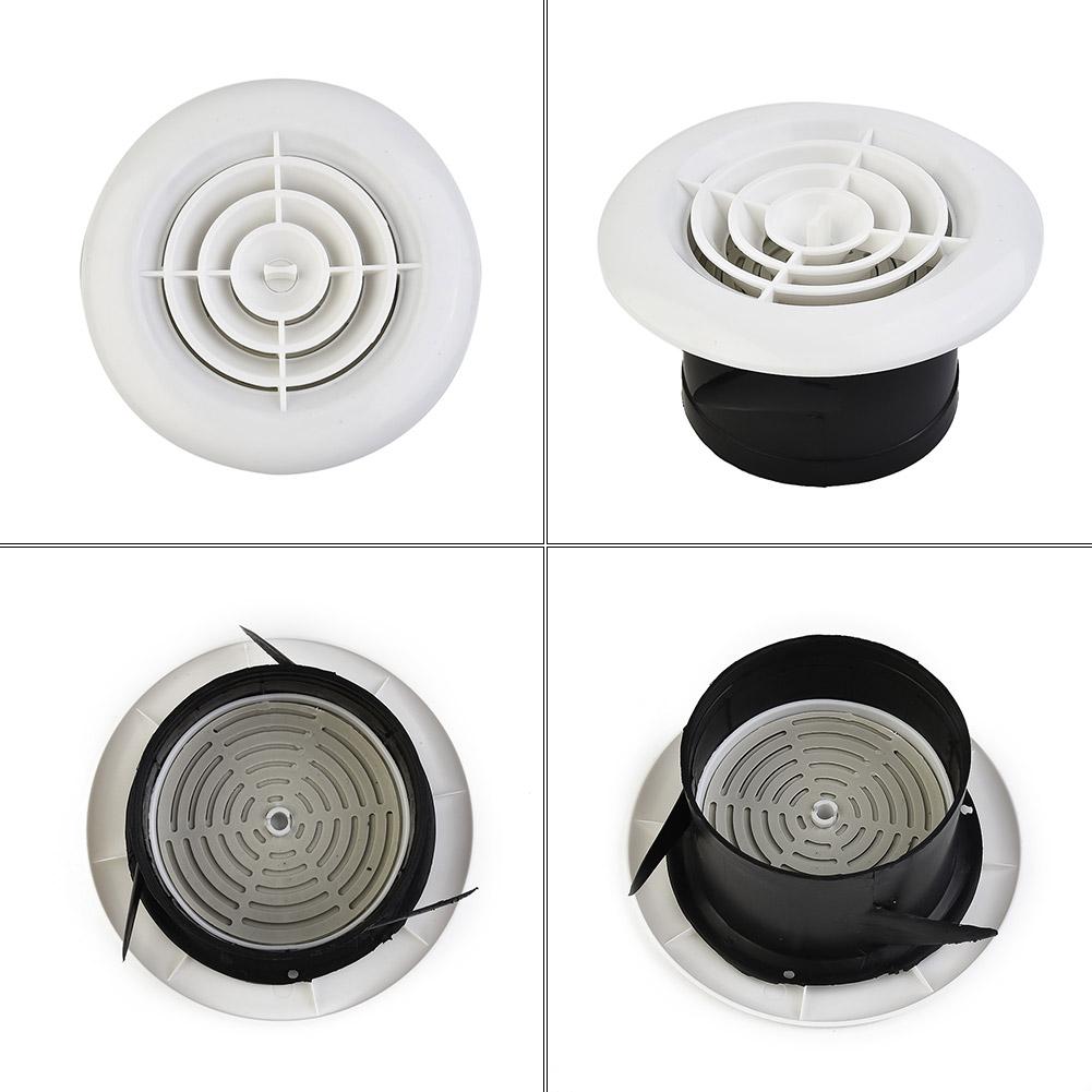 Vent Outlet Air Vent 1 Pcs ABS Accessories Adjustable Exhaust Grille Cover Replacement Round Ventilation Bathroom