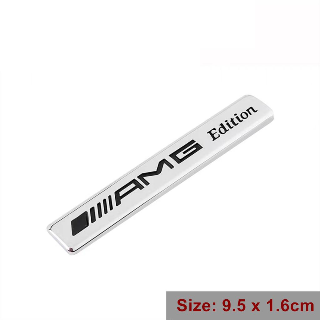 GLC GLB 1pcs 3D Metal Car Rear Trunk Bumper Emblem Side Fender Logo Sticker For MercedesBenz AMG W204 W205 W210 W211 W212 W213