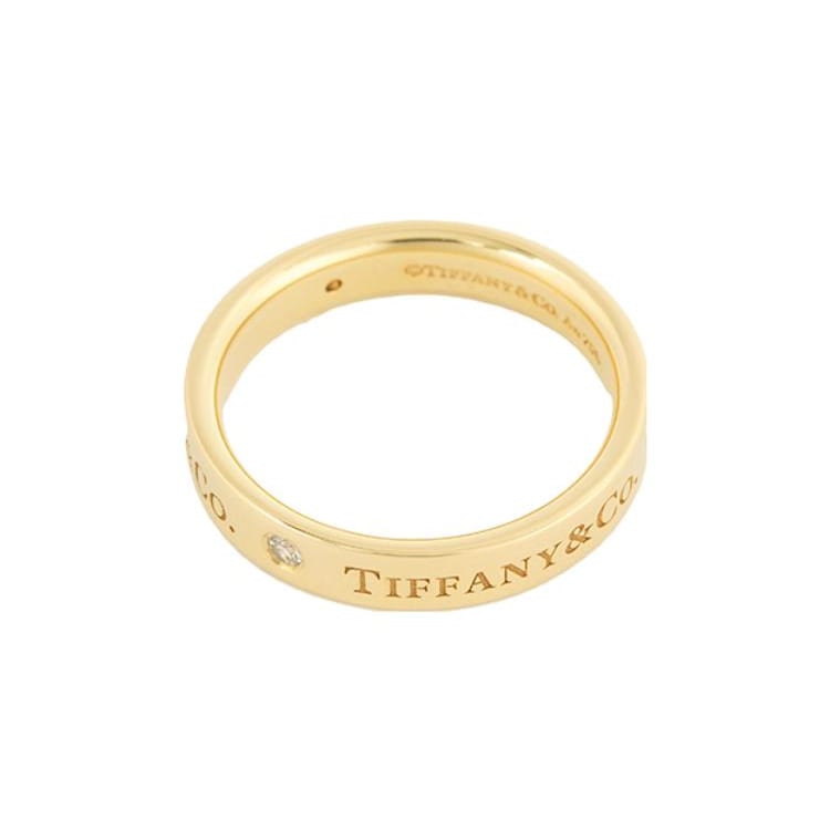 TIFFANY & CO. Тиффани и Ко. Коллекция 18-каратных золотых колец Унисекс GRP10240