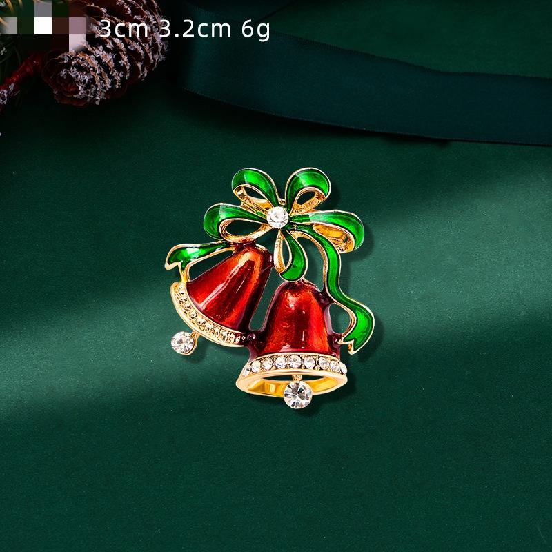 Christmas Series Brooch New Year Christmas Gift Box Suit Jacket Brooch Chest Flower