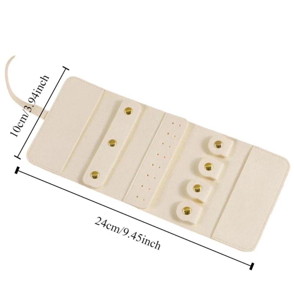 Foldable Jewelry Storage Pouch Microfiber Foldable Jewelry Case Jewelry Storage Bag Travel
