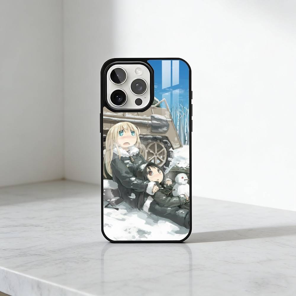 GLT Anime Chito x Y-Yuri Phone Case For iPhone17,16,15,14,13 Plus,Pro Max Magnetic For Magsafe Wireless Charging