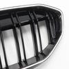 Double Slat Black Kidney Grille 51138072085 Fit BMW 3 Series G20 2019-2022