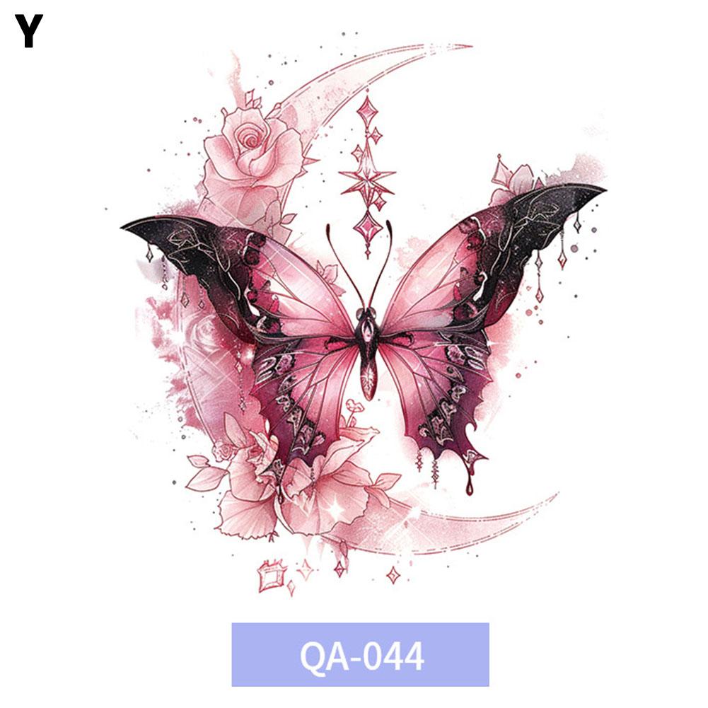 Красочные наклейки-тату с бабочками, водостойкие, долговечные, милые, японские, дофаминовые, смываемые татуировки G1S6