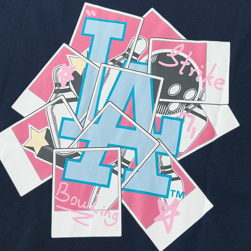 New Era X MLB Празднование Выпускного Серия Лос-Анджелес Доджерс Американский Принт Логотип Круглый Вырез Короткий Рукав Футболка Унисекс Футболка Темно-синий 14529250