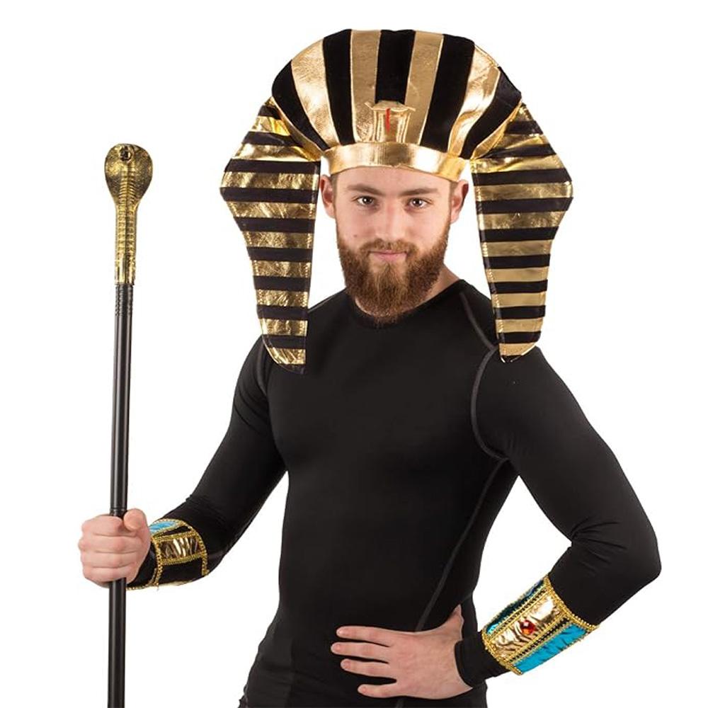 Egyptian Pharaoh Hat King's Scepter Party Supplies