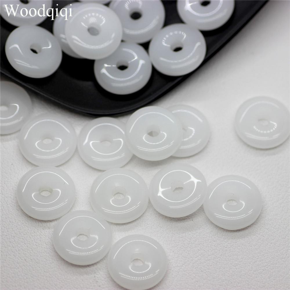 Ожерелье 20 шт./лот стеклянные бусины ювелирные аксессуары форма счеты большое отверстие для изготовления ювелирных изделий разделительные бусины популярные свободные высокое качество ручная работа