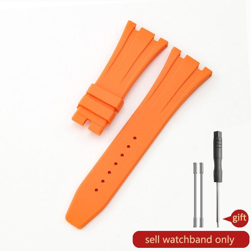 Силиконовый ремешок для часов AP Aibi 15400 серии Royal Oak, водонепроницаемый, влагостойкий, резиновый ремешок для часов, мужские аксессуары, 26мм27мм28мм