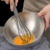 Миски из нержавеющей стали для салата, супа, смешивания, сервировки, корейские металлические миски для хранения пасты