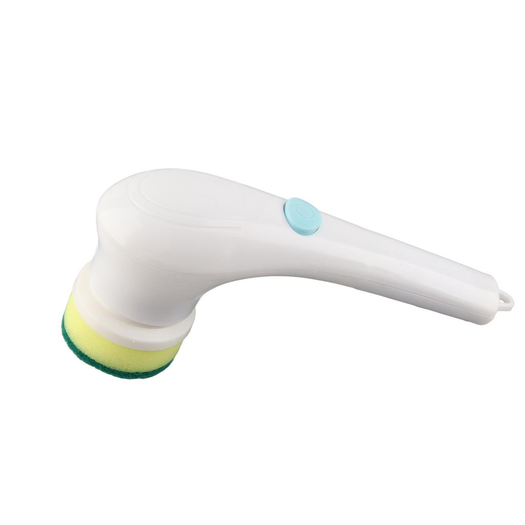 Электрическая щетка для затирки Перезаряжаемая Ручная Беспроводная Чистка Работающая от Аккумулятора Мощная Щетка с 5 Насадками для Кафельного Пола