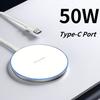 50W Fast Wireless Charger Pad for iPhone 14 13 12 11 Pro Max Samsung Galaxy S22 S21 S20 S10 S9 Xiaomi Wireless Charging Station