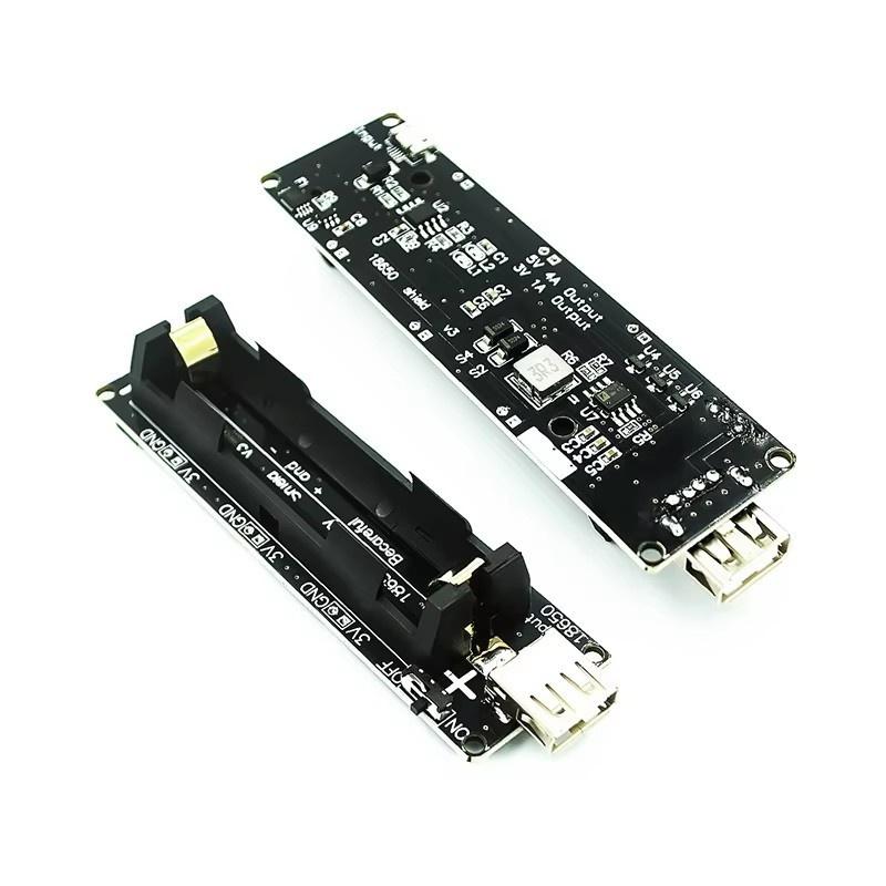 Держатель для батарей 18650 с одним отсеком, поддержка USB 5V/2A 3V/1A, V3 Battery Shield, модуль зарядки батарей для Raspberry Pi