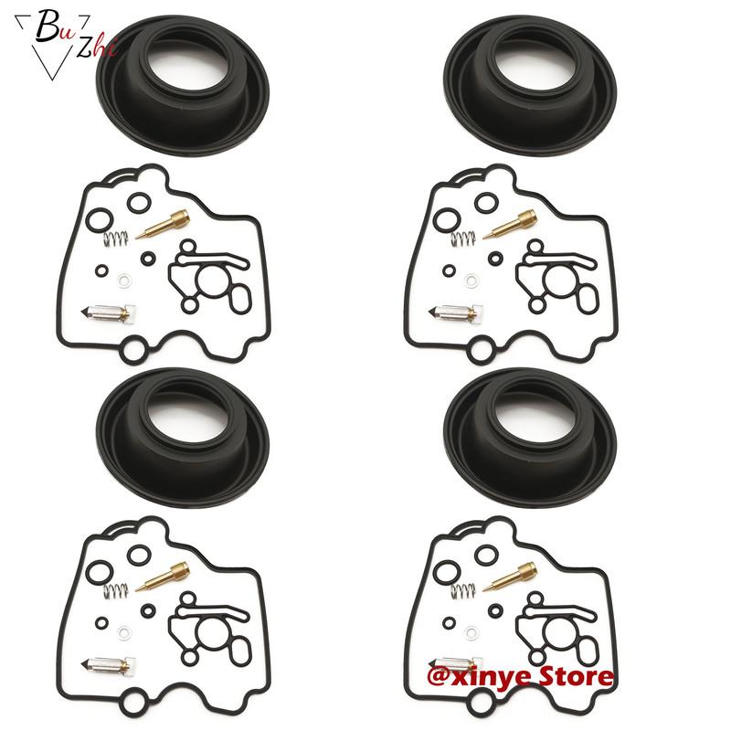 Carburetor repair kit for Suzuki GSXR400 1990-1994 GSXR 400 Fuel System Vacuum diaphragm floating needle gasket parts