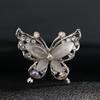 Accessories Crystal Wedding Gold/Silver Opal Stone Rhinestone Butterfly Brooch Pin Women Brooch Pin