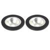 51707691 Top Vibration Reducer Mount Plate Set, 0.5 Inch (12 Mm) Hole Diameter, Compatible with Fiat for 500