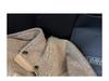 Women's Lambswool Patchwork Cotton Stand Collar Jacket - 2025 Winter Warm Short Design
