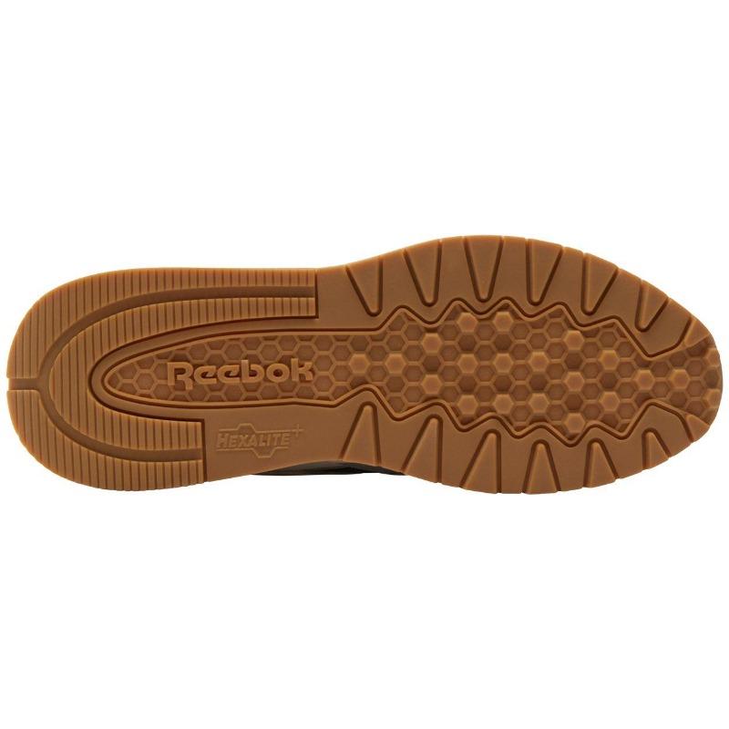 Reebok КЛАССИЧЕСКИЕ КОЖАНЫЕ HEXALITE Низкие Беговые Кроссовки Унисекс Серый Белый 100201106