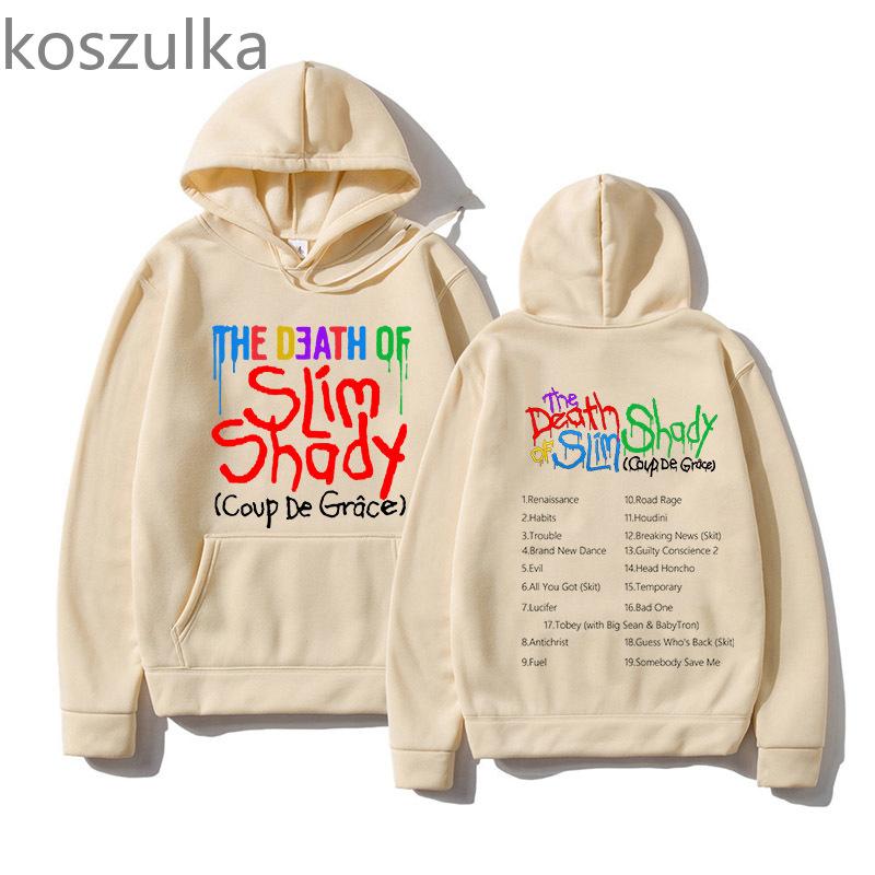 Толстовки Eminem Houdini для женщин/мужчин с рисунком Tobey The Death Of Slim Shady Hoodie осенняя модная одежда свободные флисовые толстовки