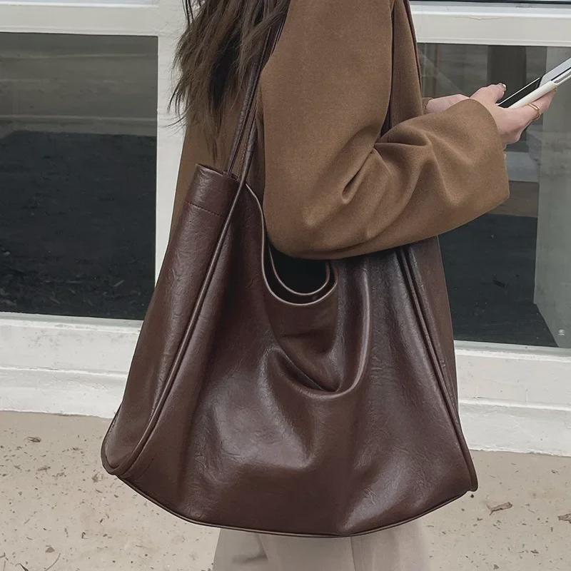 Женская сумка-тоут Maillard из мягкой кожи для поездок на работу и учебы, большая вместимость 2023 года