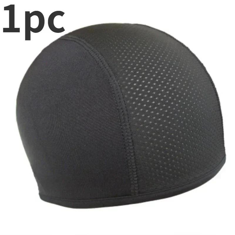 1/3pcs Motorcycle Cycling Helmet Hat Inner Cap Quick-drying Balaclavas Helmet Beanie Cap Outdoor Sports Motor Helmet Hats
