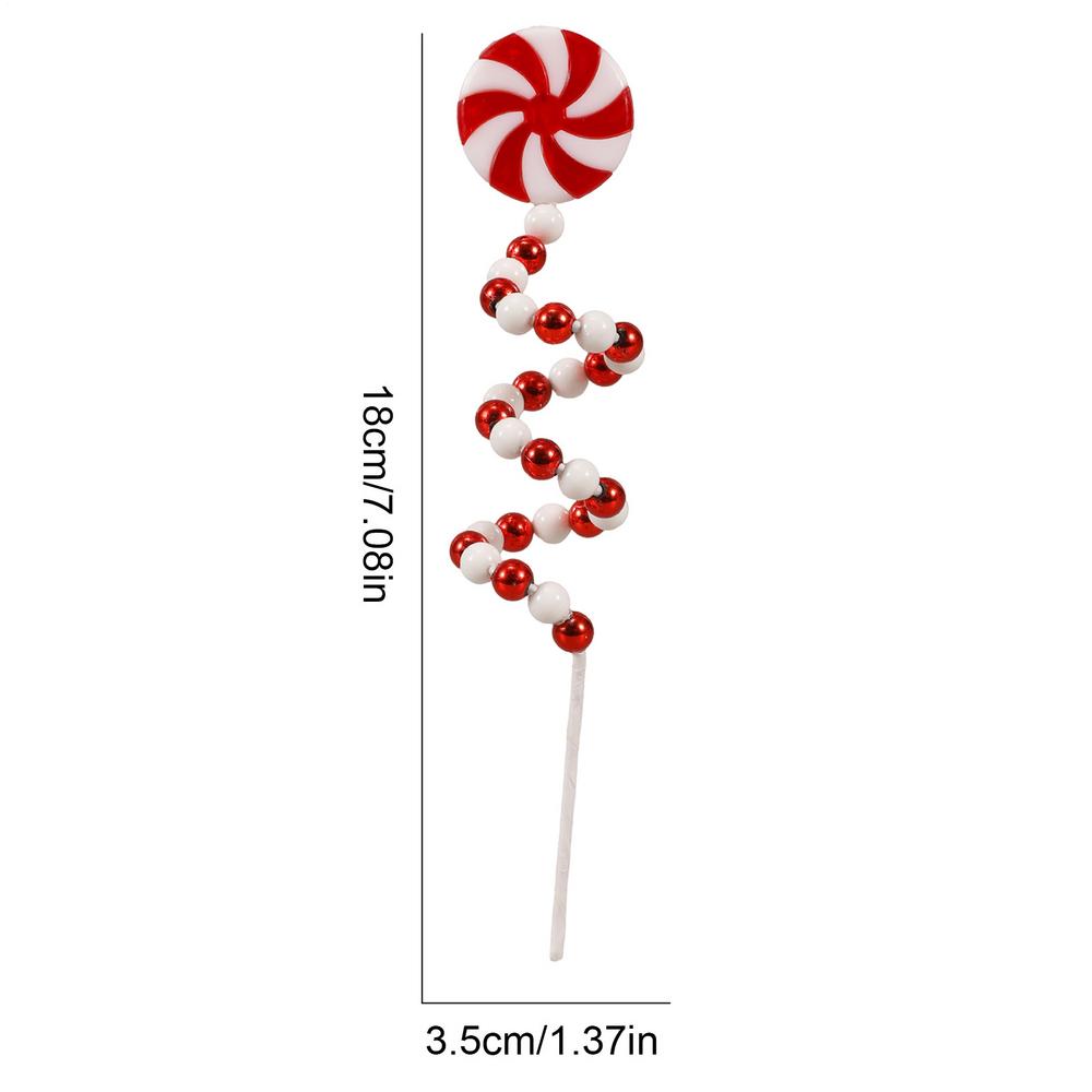 Christmas Candy Cane Decorations Christmas Tree Lollipop Decor Curved Candy Christmas Tree Stems Decorations Home Party Supplies