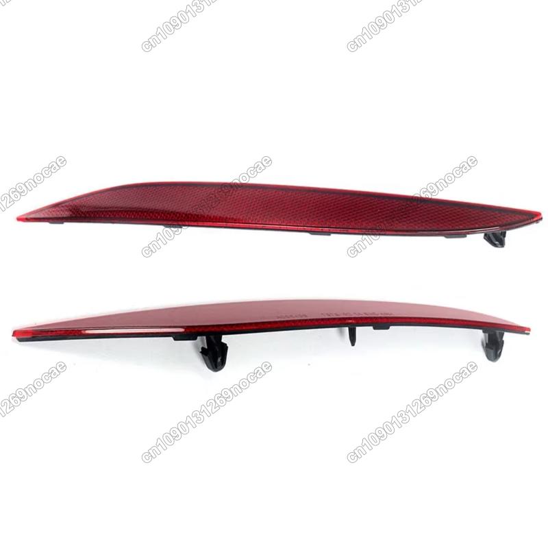 Red Rear Bumper Reflector Warning Reflective Strips For Tesla Model X 2016- Left 1034342-00-C Right 1034343-00-C Replacement