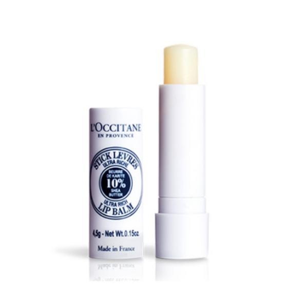 L'OCCITANE Крем для рук с маслом ши + набор-бальзам для губ-стик Duo, 1 комплект