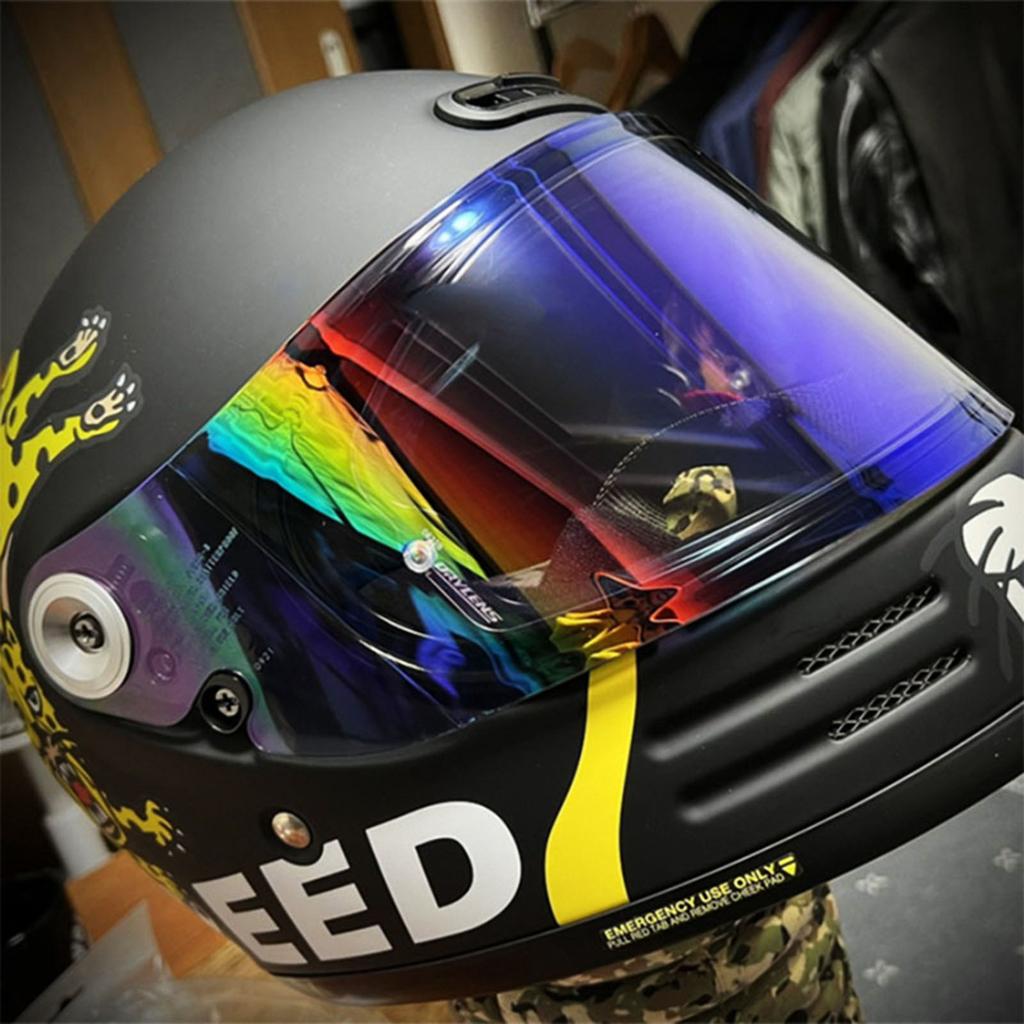 Motorbike Wind Shield Helmet Lens Helmet Visor Full Face Helmet Lens Compatible for GLAMSTER CPB-1V Compact-size Durable