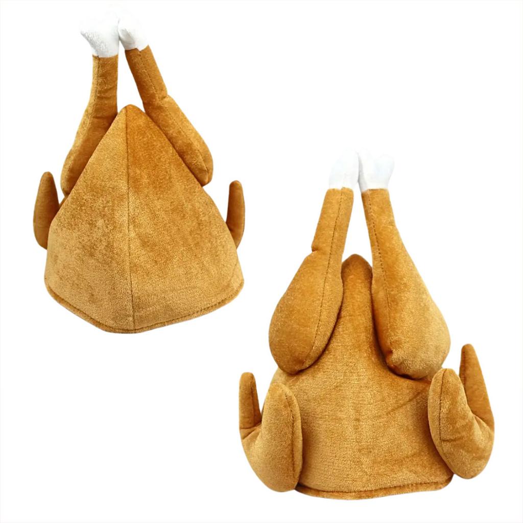 1 шт. забавная карнавальная шапка в виде куриной ножки, рождественская шапка в виде индейки, украшение на день благодарения, карнавальная шапка для взрослых, праздничная шапка для вечеринки