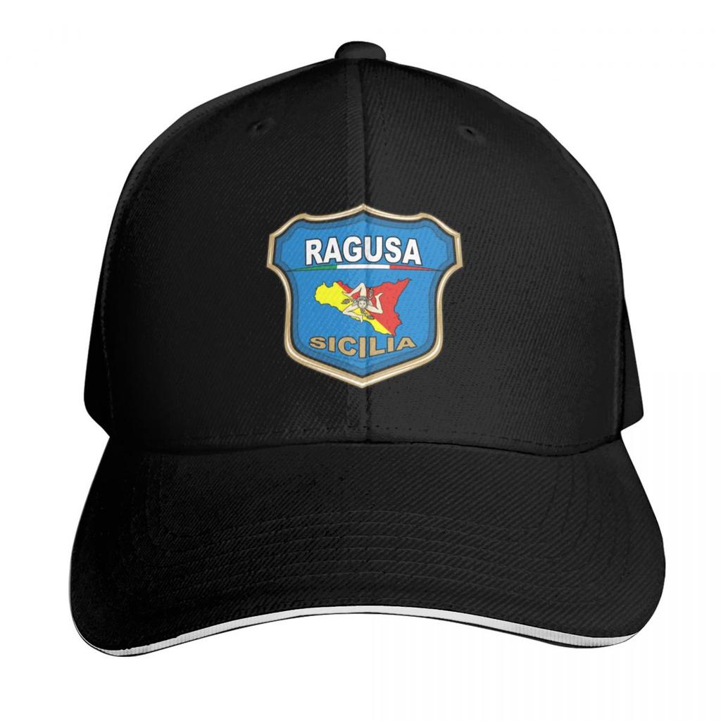 Ragusa Sicilia coat of arms Baseball Cap Snap Back Hat Hat Unisex Luxury Beach Outing Sunhat For Girls Unisexs